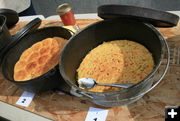 Dutch oven breads. Photo by Dawn Ballou, Pinedale Online.