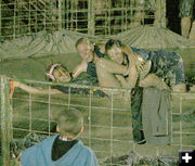 Fun in the mud. Photo by Dawn Ballou, Pinedale Online.