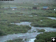 Dell Creek - July 3 - 8PM. Photo by Bondurant webcam.