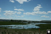 New Fork overflow. Photo by Dawn Ballou, Pinedale Online.