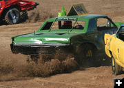 Spinning tires. Photo by Dawn Ballou, Pinedale Online.