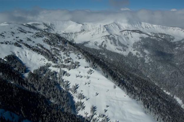 Wyoming Range. Photo by Rita Donham, Wyoming Aero Photo.