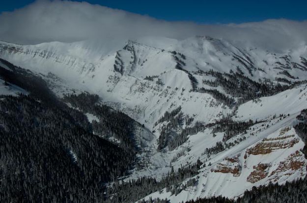 Wyoming Range. Photo by Rita Donham, Wyoming Aero Photo.