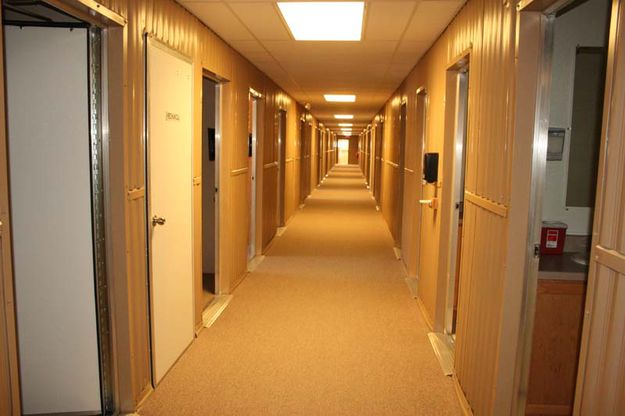 Dorm Hallway. Photo by Dawn Ballou, Pinedale Online.