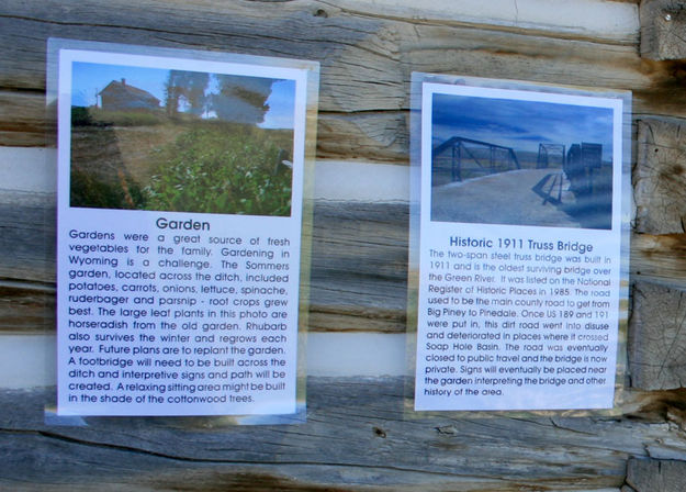 Garden and Bridge. Photo by Dawn Ballou, Pinedale Online.