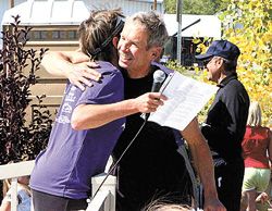 Running Man. Photo by Sam Luvisi, Sublette Examiner.