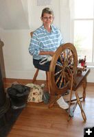 Spinning. Photo by Dawn Ballou, Pinedale Online.