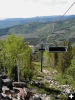 Scenic Chair Lift Rides. Photo by Dawn Ballou, Pinedale Online.