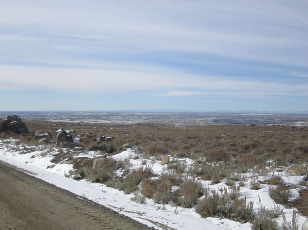 Looking west across the desert. Photo by Bill Winney.