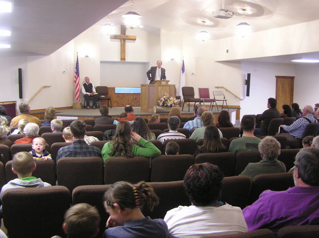 Main chapel area. Photo by Bob Rule, KPIN 101.1FM Radio.