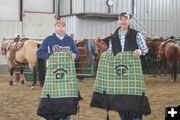 Drawpot roping winners. Photo by Carie Whitman, Crossfire Arena.