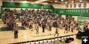 Half time dance. Photo by Dawn Ballou, Pinedale Online.