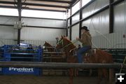 Ready to rope. Photo by Carie Whitman, Crossfire Arena.