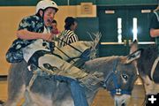 Donkey ball. Photo by Rawlins, Pinedale Roundup.