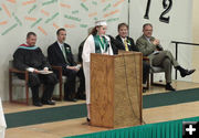 Salutatorian Jayme Culwell. Photo by Bob Rule, KPIN 101.1 FM Radio.