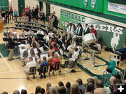 Pinedale Band. Photo by Bob Rule, KPIN 101.1 FM Radio.