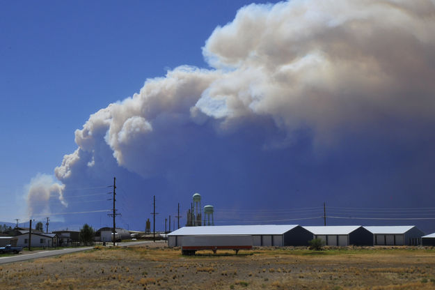 Smoke from Big Piney. Photo by Tyler Foster.