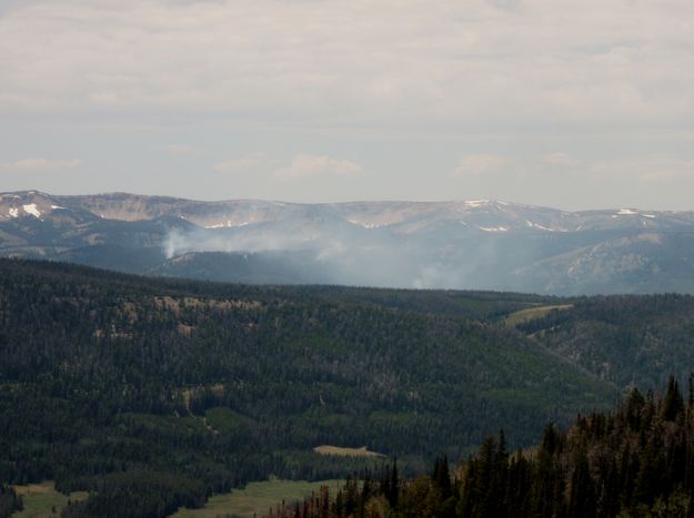 Early Stages of the Fontenelle Fire. Photo by Kailey Barlow.