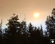 Smoky sky from New Fork. Photo by Tara Barnes.