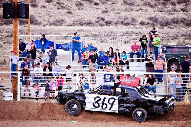 On the berm. Photo by Tara Bolgiano, Blushing Crow Photography.