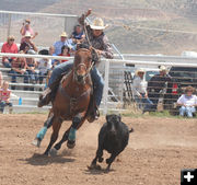 Breakaway Roping. Photo by Pinedale Online.