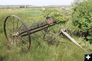 Hay rake. Photo by Dawn Ballou, Pinedale Online.