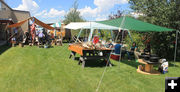 Dutch Oven cookoff encampment. Photo by Dawn Ballou, Pinedale Online.