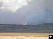 Flames in the distance. Photo by Mellisa Watson.