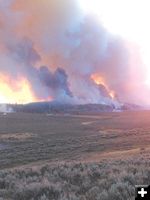 Chall Creek fire. Photo by Derek Zitt.