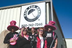 Pretty in Pink. Photo by Andrew Kerstetter, Sublette Examiner.