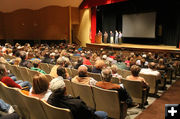 Public meeting. Photo by Dawn Ballou, Pinedale Online.