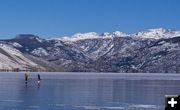 Lake ice skaters. Photo by Dave Bell.