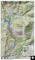 Ski trail map. Photo by Sublette County Recreation Board.