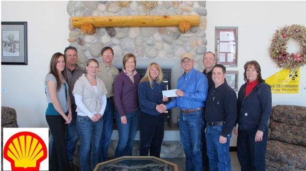 Shell donation. Photo by Sublette County 4-H.