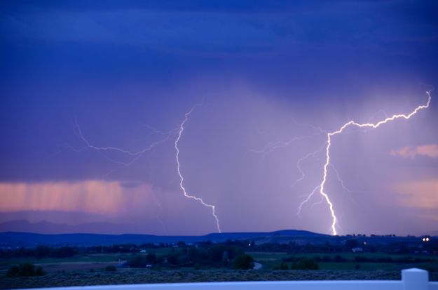 Evening storm. Photo by Dave Schultz.