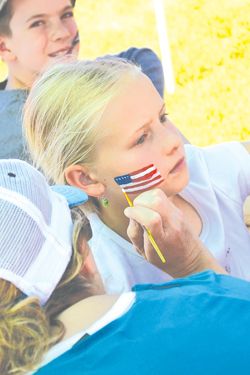 Red, White and Blue. Photo by Pinedale OnlineMegan Neher, Sublette Examiner.