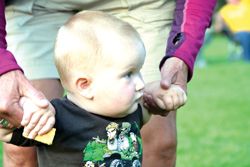 Dance little man. Photo by Kathy Carlson, Pinedale Roundup.