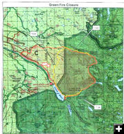 Green Fire Closure Area. Photo by Bridger-Teton National Forest.