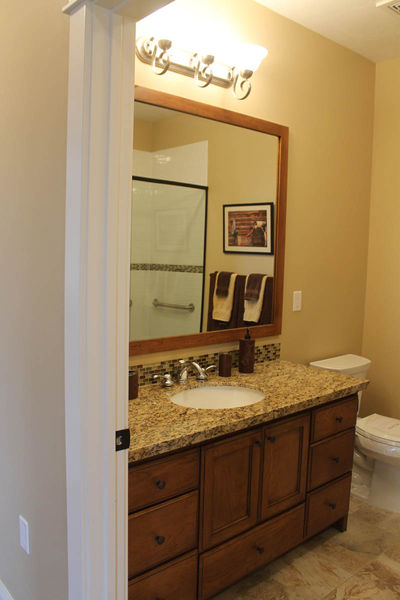 Bathroom. Photo by Dawn Ballou, Pinedale Online.