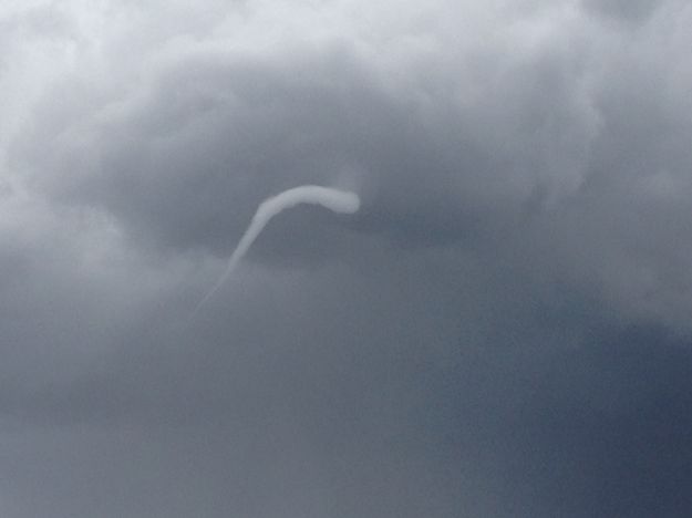 Funnel cloud. Photo by Amy Hemenway.