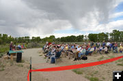 Dedication ceremony. Photo by Terry Allen.