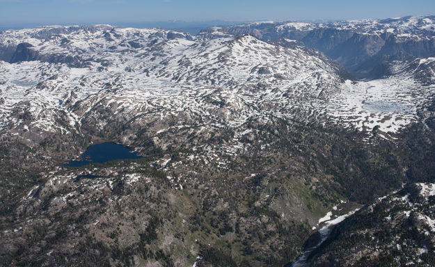 Borum and Summit Lakes. Photo by Wyoming AeroPhoto.