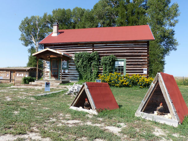 100-year old Homestead House. Photo by Dawn Ballou, Pinedale Online.