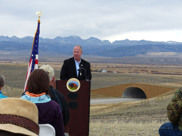 Governor Matt Mead. Photo by Dawn Ballou, Pinedale Online.