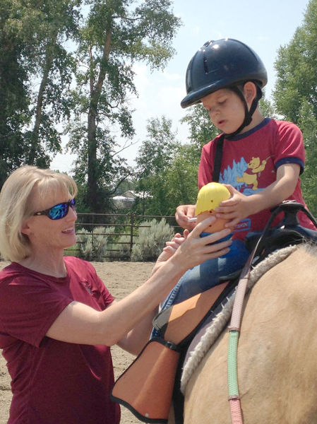 Outstanding Volunteer. Photo by MESA Therapeutic Horsemanship.