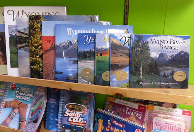 Books. Photo by Dawn Ballou, Pinedale Online.