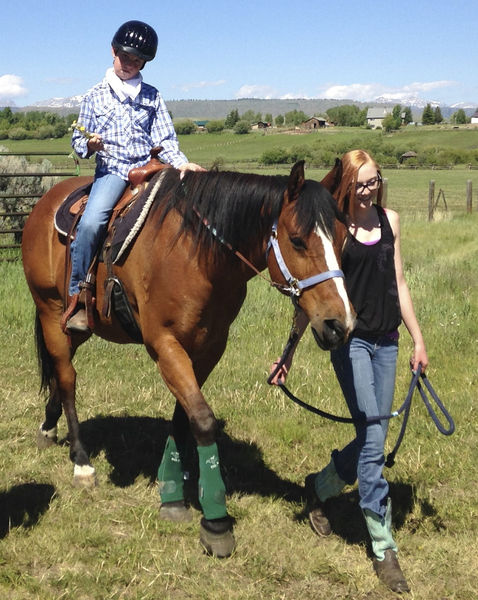 Outstanding Teen Volunteer. Photo by MESA Therapeutic Horsemanship.