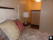 Bedroom nook. Photo by Dawn Ballou, Pinedale Online.