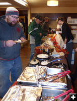 Refreshments. Photo by Dawn Ballou, Pinedale Online.