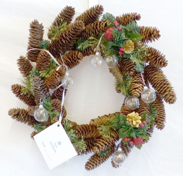 Sam Drucker fly wreath. Photo by Dawn Ballou, Pinedale Online.